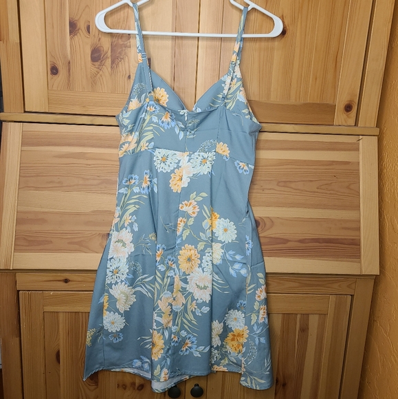 Floral Pattern Casual Sundress - Picture 4 of 5